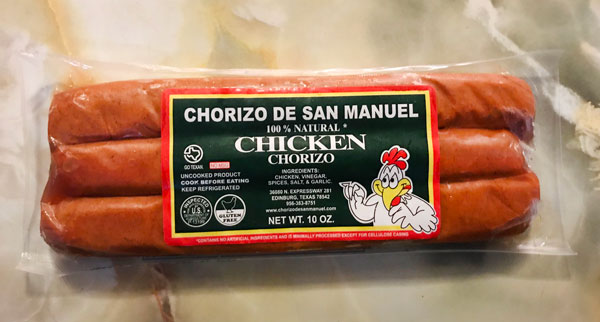 Chicken Chorizo